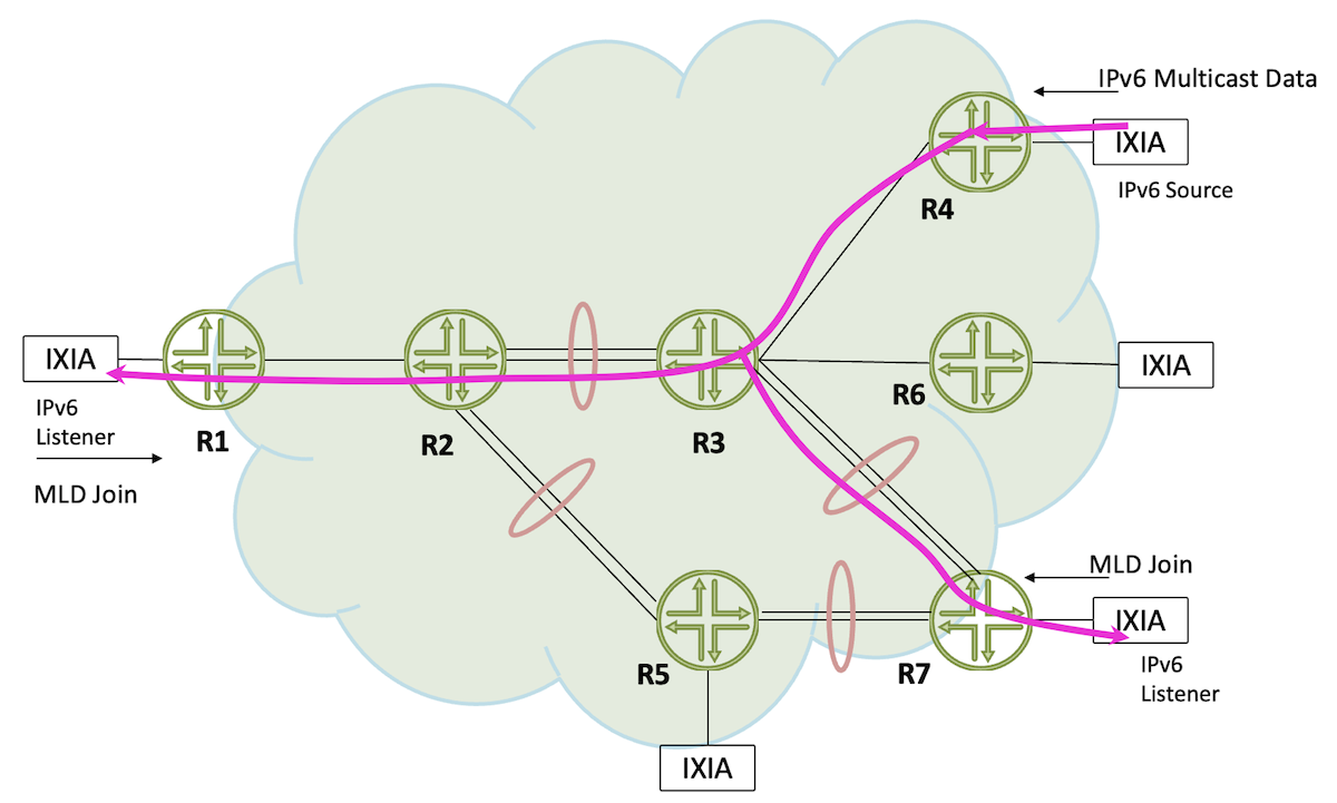 BIER IPv6 Multicast Flow