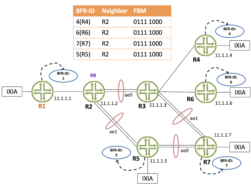 BIFT Table at BFIR/BFER R1