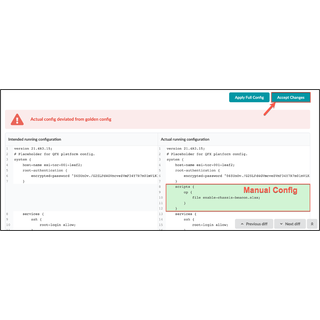 Config Rendering in Juniper Apstra
