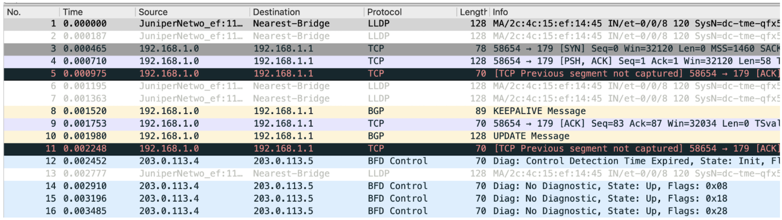 Wireshark Capture Analysis
