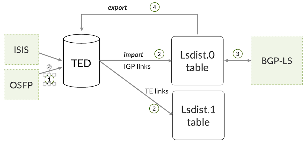 TED database operation