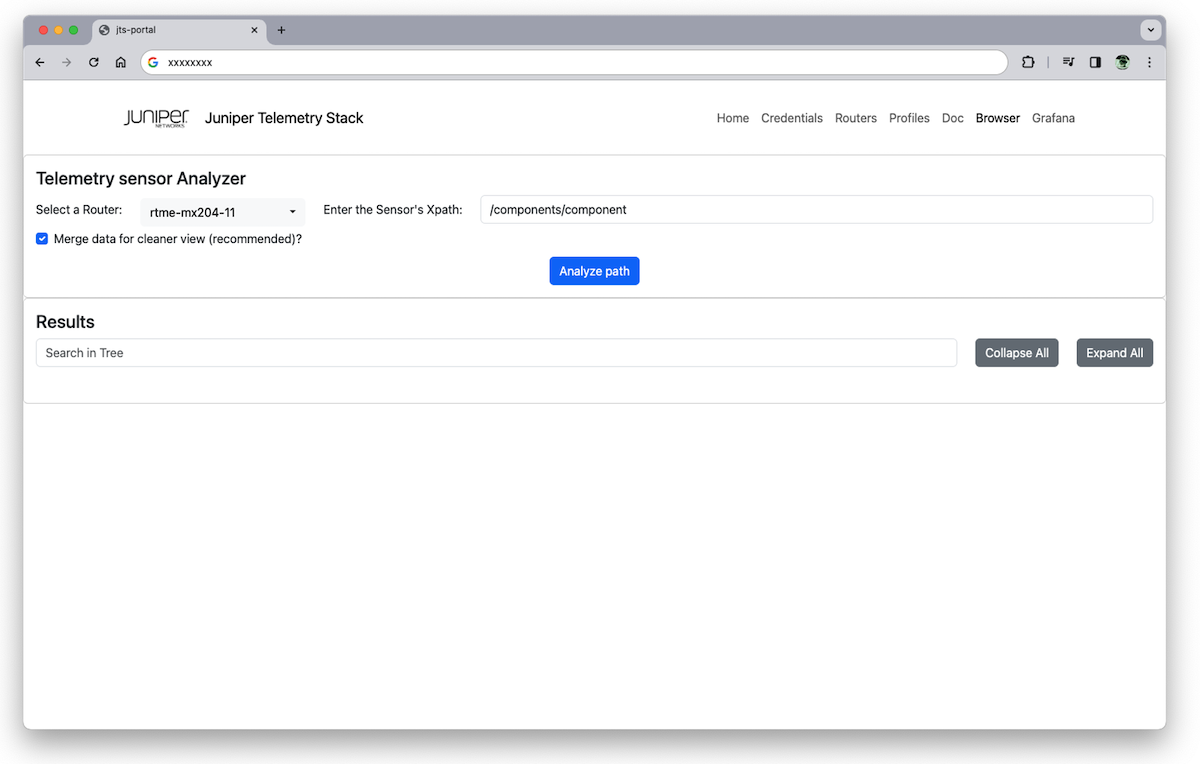 JTSO browser page