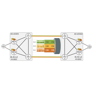 Link Slicing with MPLS and SRv6 Underlays