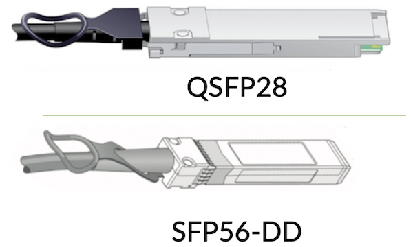 QSFP28 vs SFP56-DD Form-Factors