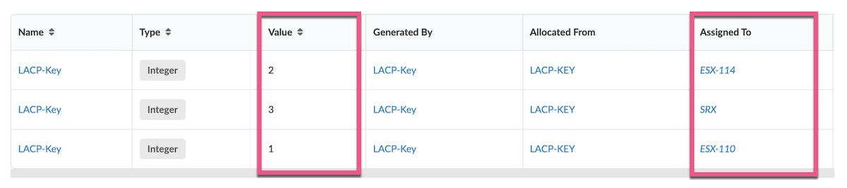 LACP Key Allocation 2