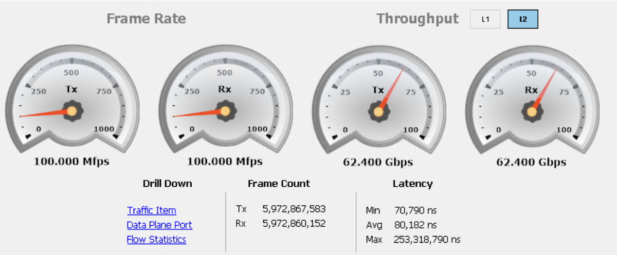 IxNetwork summary capture