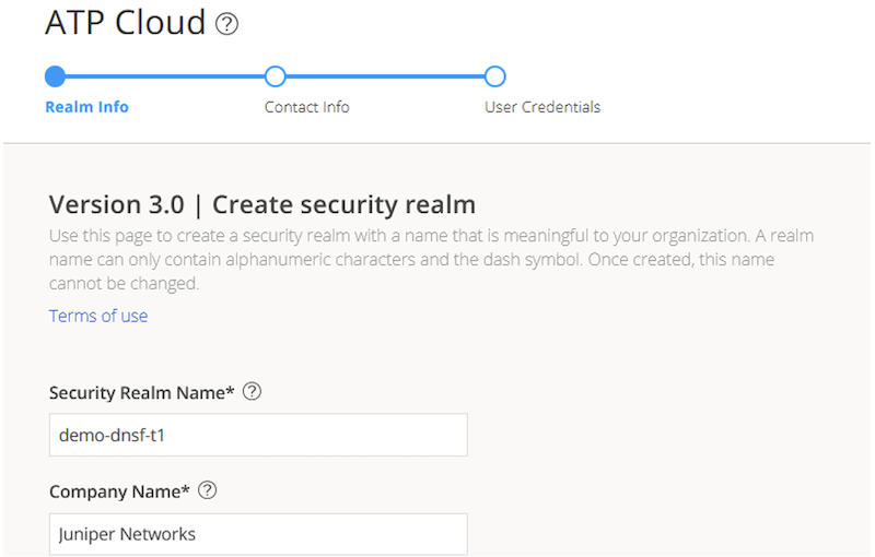 setup of subordinate realms