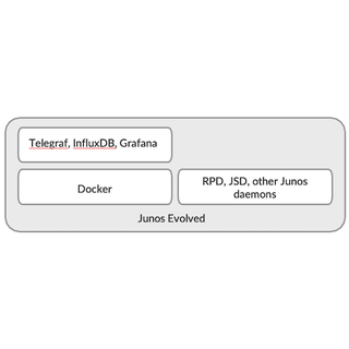 Telemetry Collector and Graphical Frontend on Junos Evolved