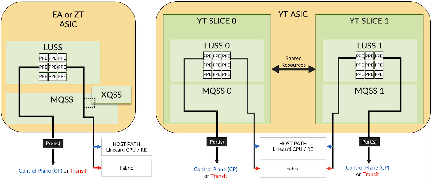 Simplified View of TRIO ASIC Architecture